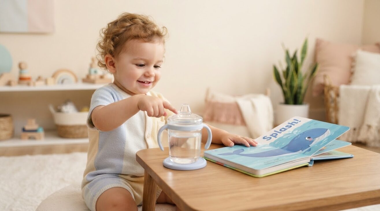 Learn the Word Water for 1-Year-Old Toddlers
