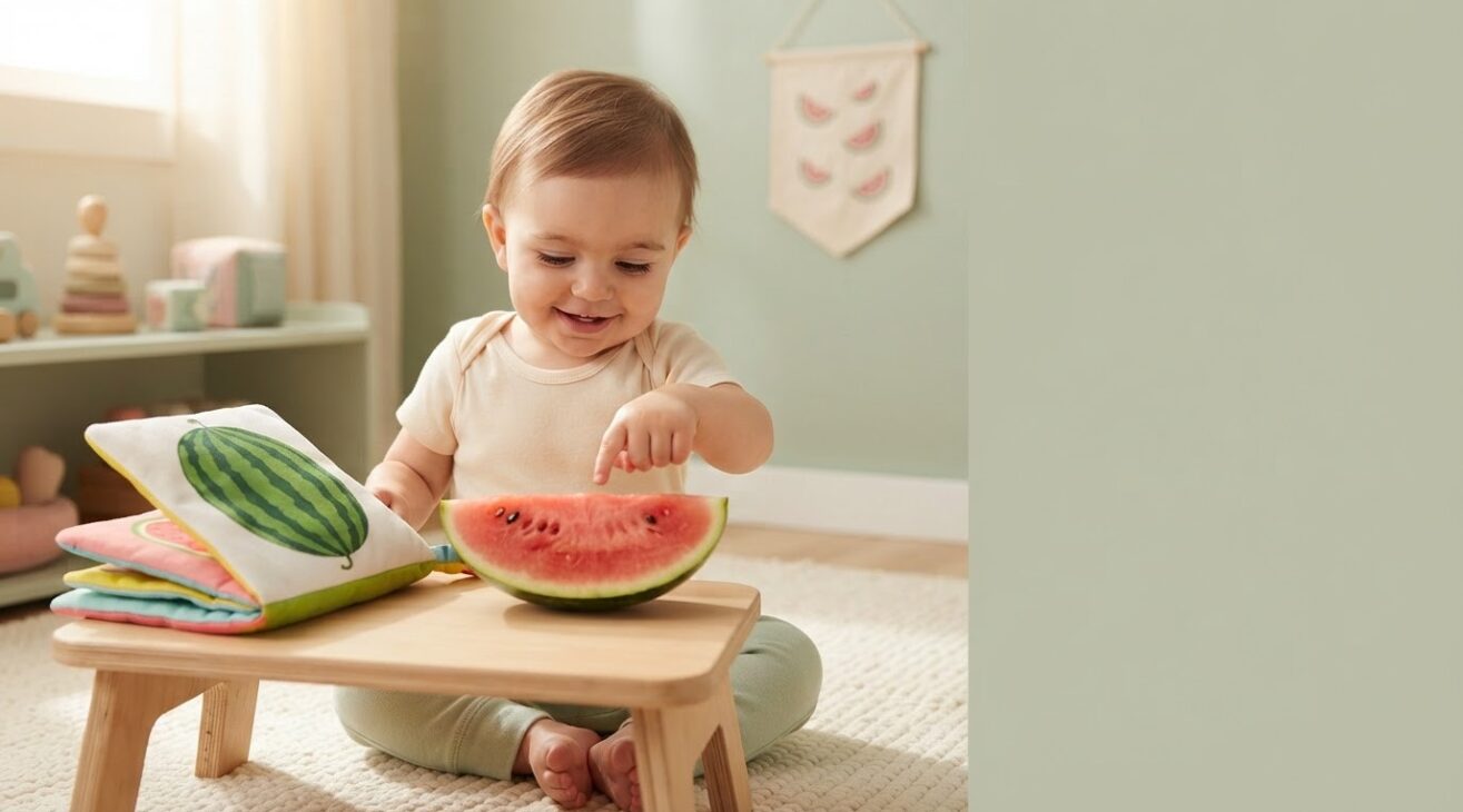 Learn the Word Watermelon for 1-Year-Old Toddlers