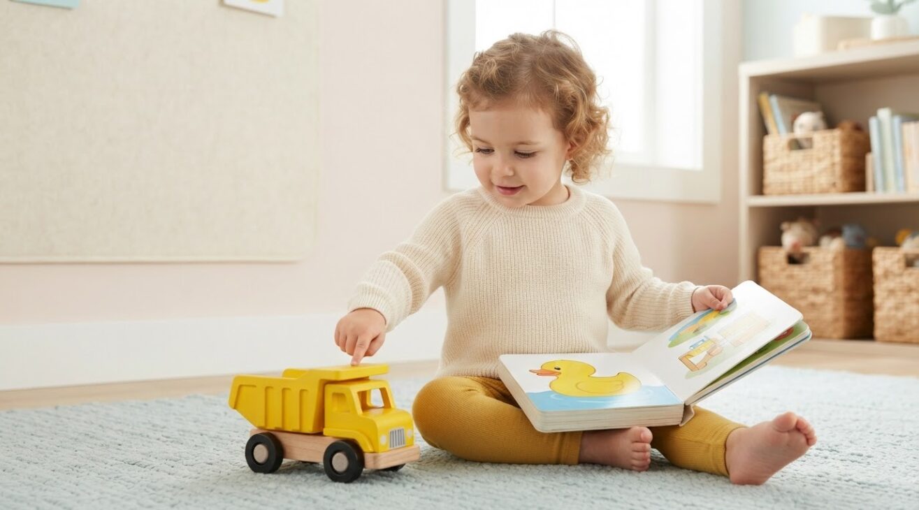 Learn the Word Yellow for 2-Year-Old Toddlers