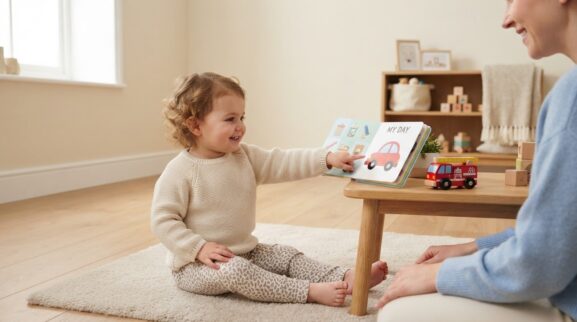 Your Turn learning activity for a 1-year-old
