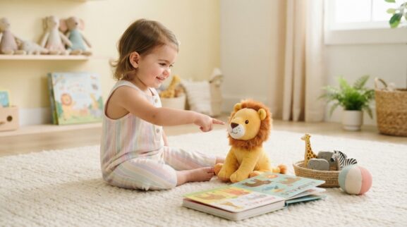 Zoo learning activity for a 2-year-old