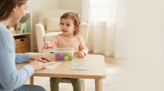 Learning Through Routines: Asking for Help for 2 Years parent learning guide for a 2-year-old
