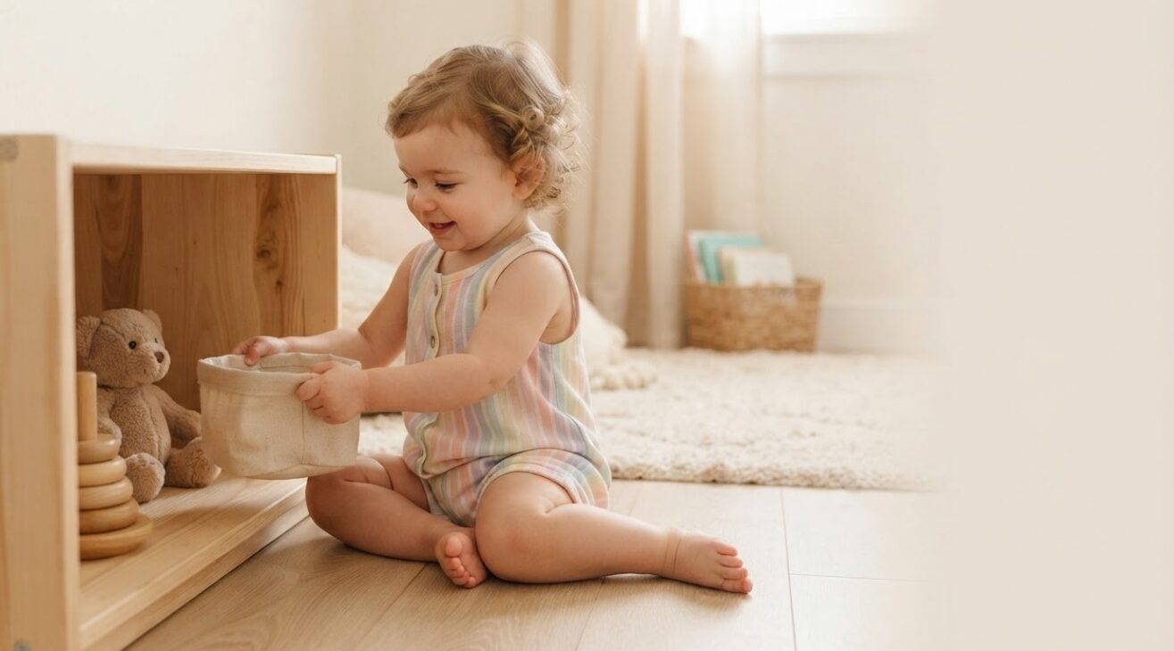 Learning Through Routines: Cleanup & Putting Away for 1-Year-Old Toddlers