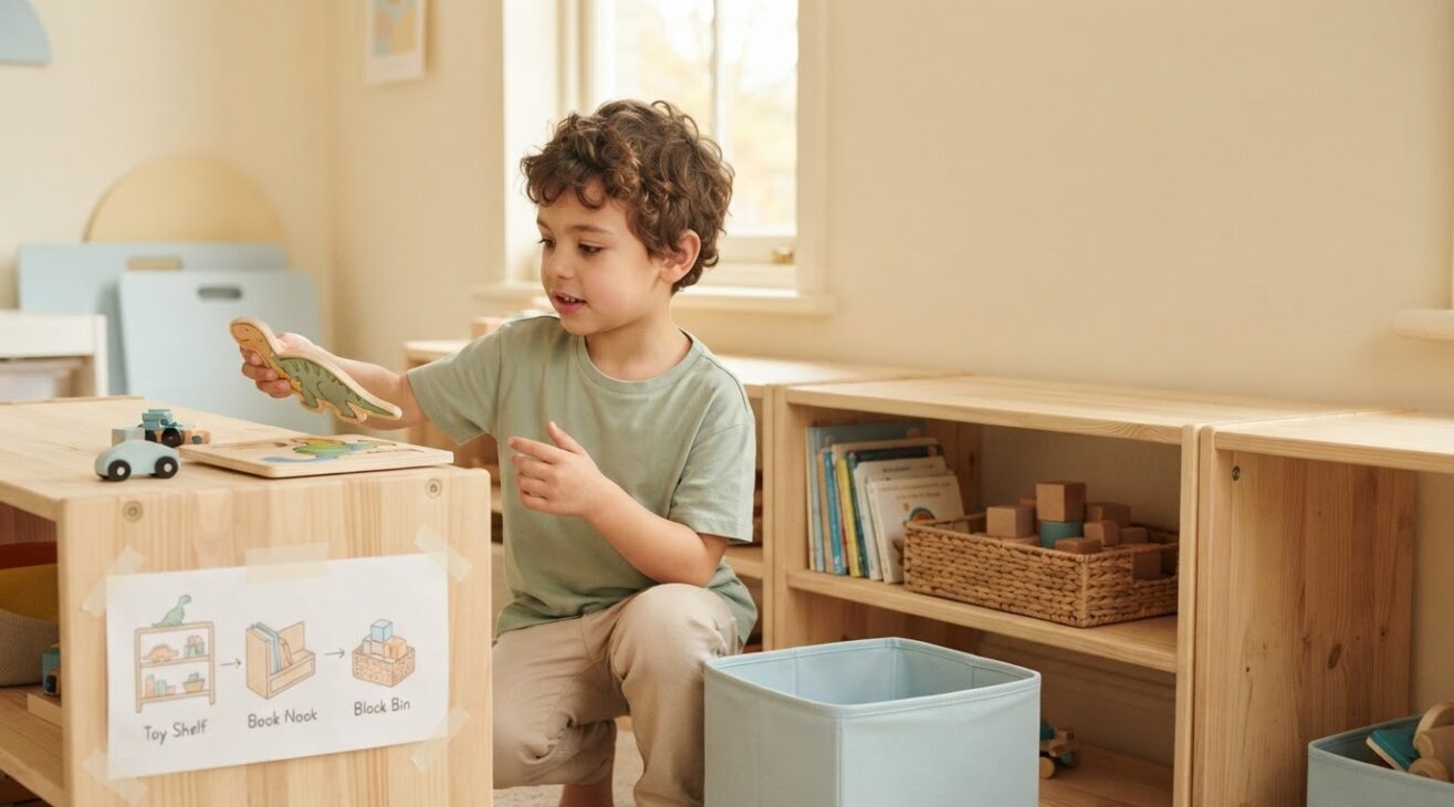 Learning Through Routines: Cleanup & Putting Away for 5-Year-Old Kids