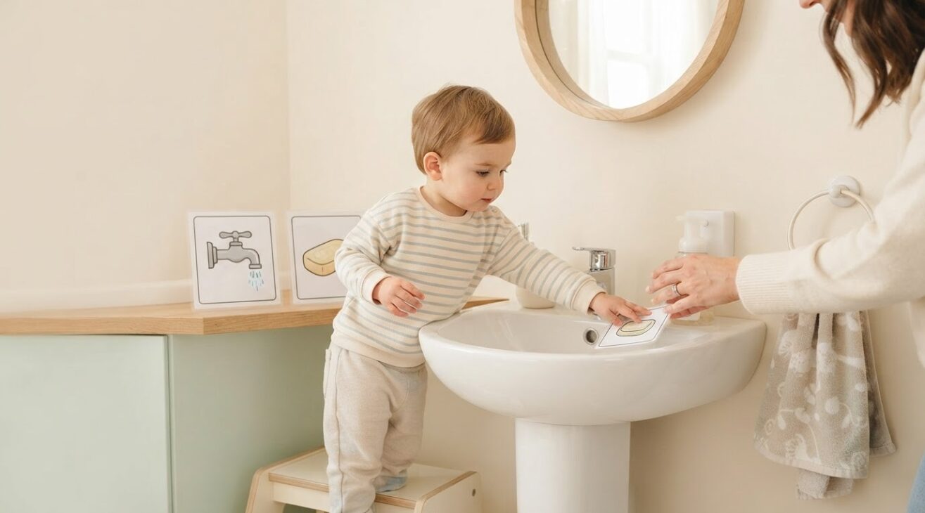 Learning Through Routines: Handwashing Routine for 2-Year-Old Toddlers