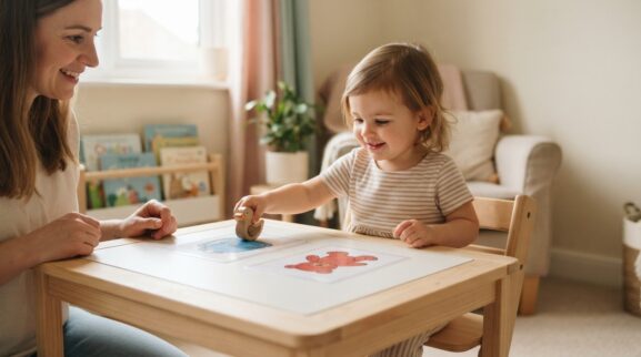 Learning Through Routines: Leaving Home & Transitions for 2 Years parent learning guide for a 2-year-old