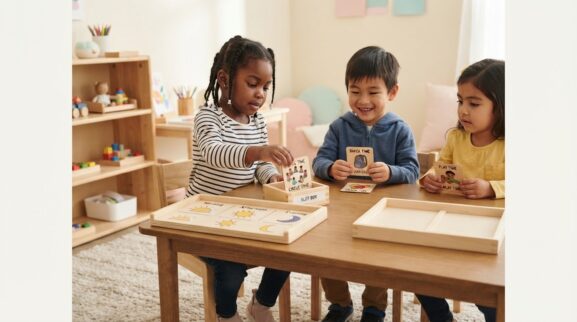 Learning Through Routines: Preschool / Classroom Routines for 4 Years parent learning guide for a 4-year-old
