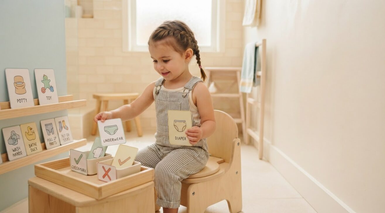 Learning Through Routines: Toilet Learning Words & Routine for 2-Year-Old Toddlers