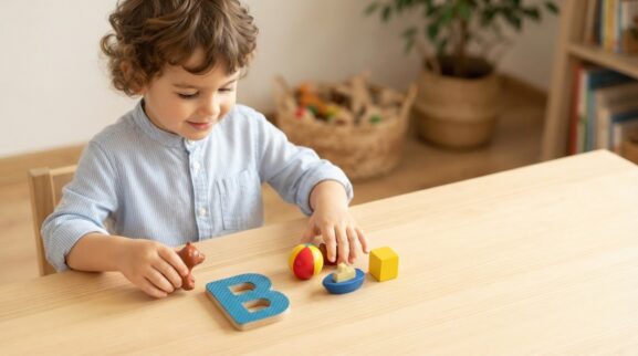 Letter-Sound Play Activity Cards for 3 Years printable learning activity for a 3-year-old