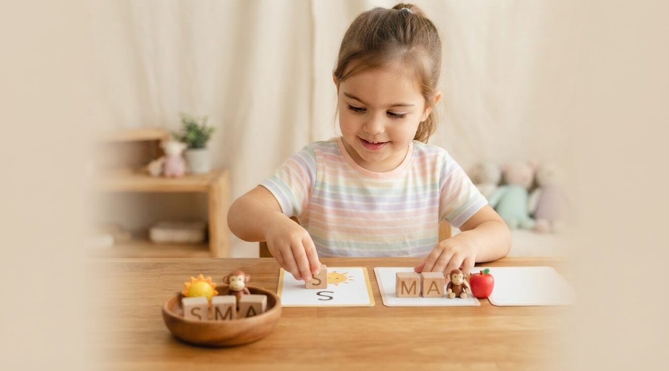 Letter-Sound Play Activity Cards for 4-Year-Old Kids