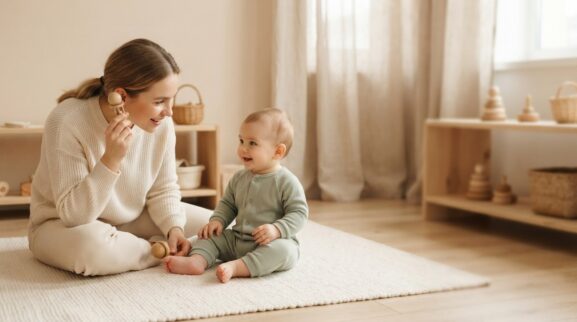Listening & Understanding Activity Cards for 10–11 Months printable learning activity for a 10–11 month old baby