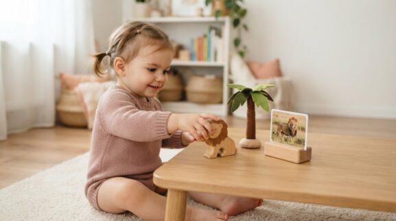 Little Explorer Activity: Animals & Habitats for 1 Year learning activity for a 1-year-old