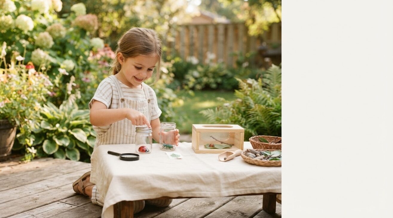 Little Explorer Activity: Bugs & Backyard Nature for 4-Year-Old Kids