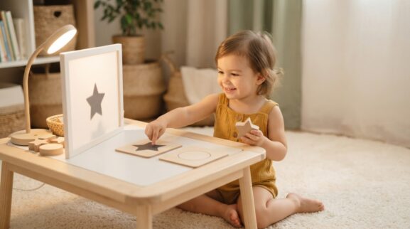 Little Explorer Activity: Light & Shadow for 2 Years learning activity for a 2-year-old