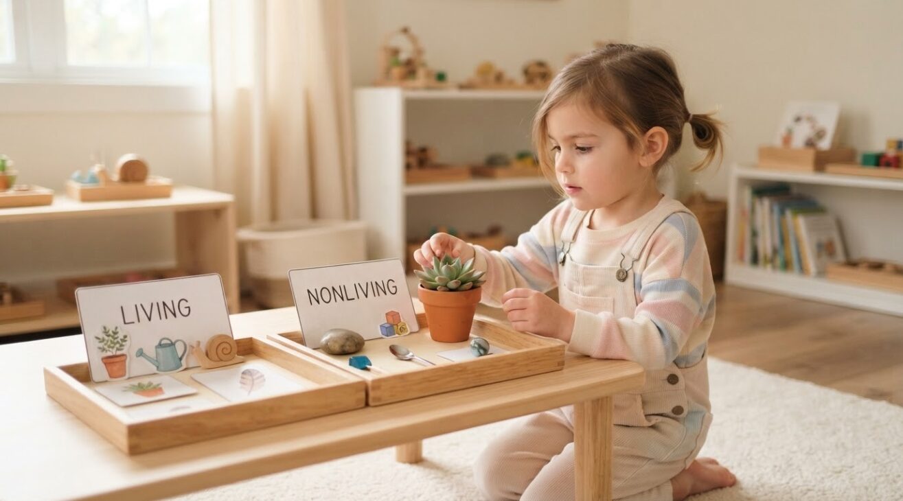 Little Explorer Activity: Living & Nonliving for 5-Year-Old Kids