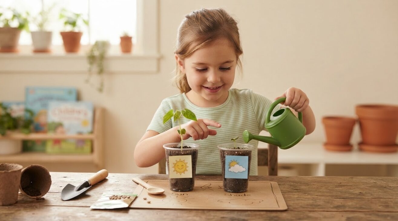 Little Explorer Activity: Plants & Growing for 4-Year-Old Kids