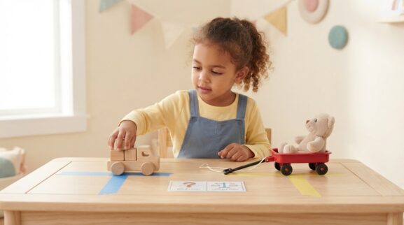 Little Explorer Activity: Push, Pull & Motion for 4 Years learning activity for a 4-year-old