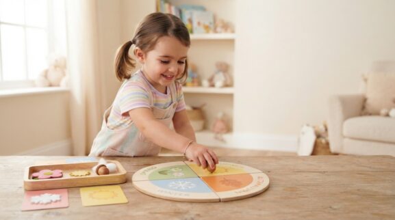 Little Explorer Activity: Seasons for 3 Years learning activity for a 3-year-old