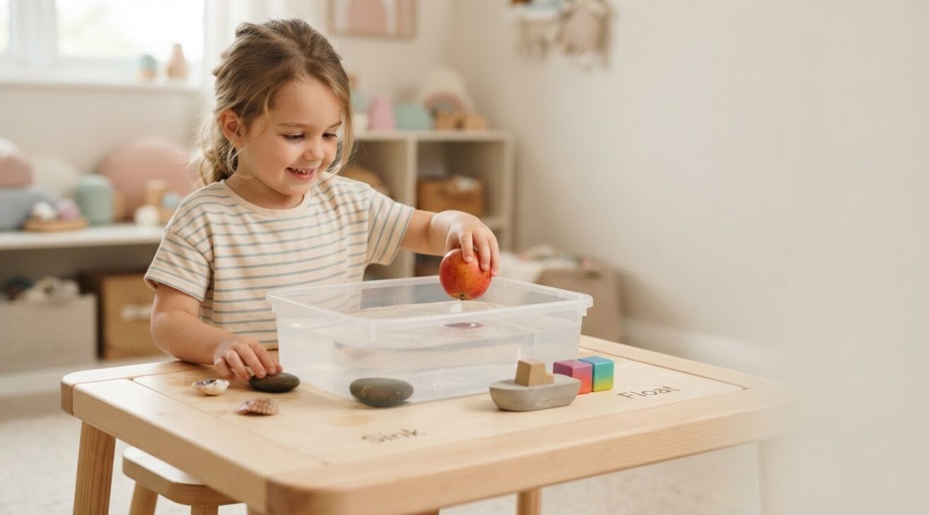 Little Explorer Activity: Sink & Float for 4-Year-Old Kids