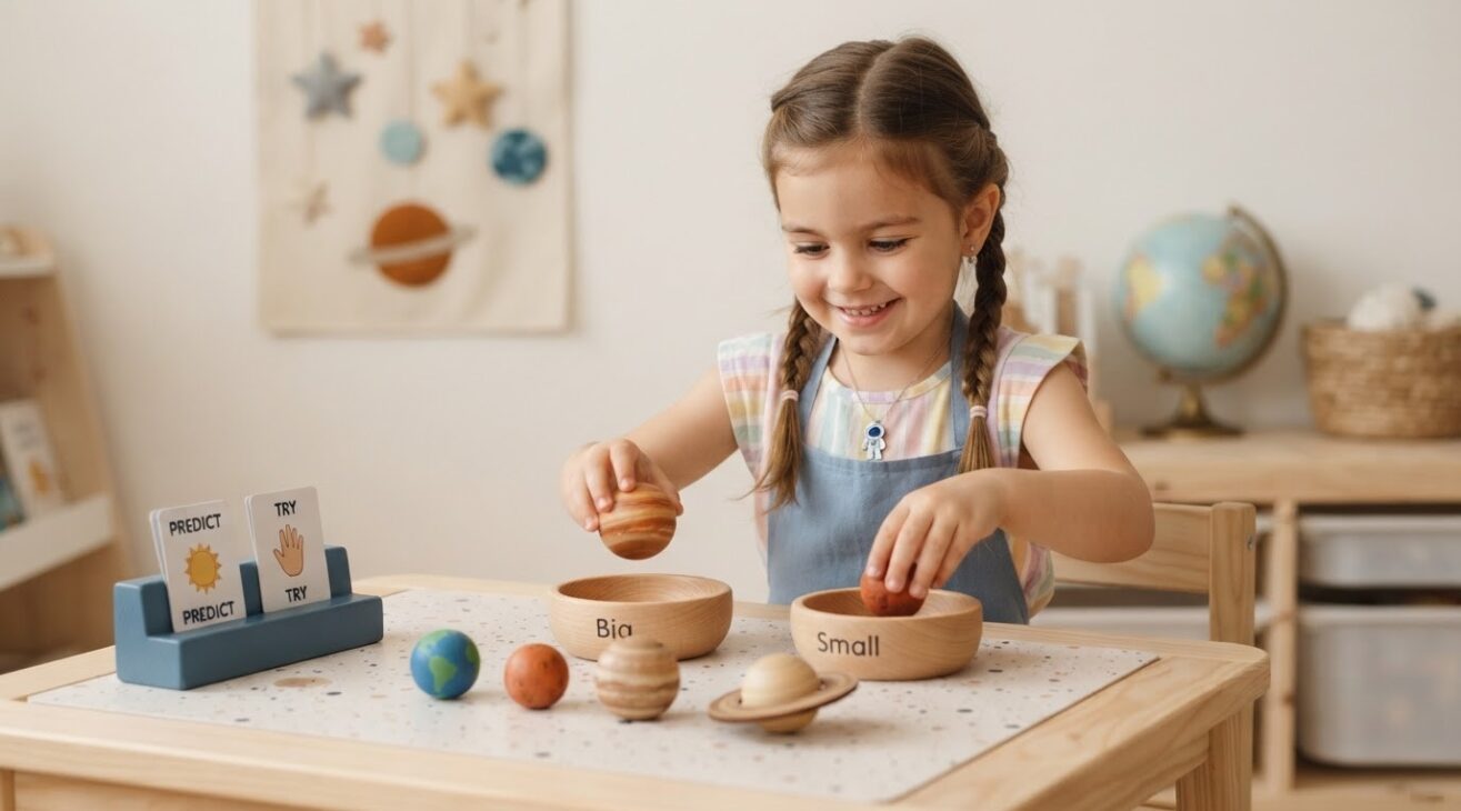 Little Explorer Activity: Space Basics for 4-Year-Old Kids