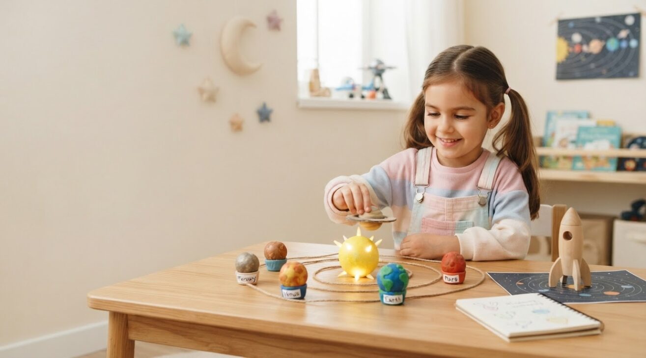 Little Explorer Activity: Space Basics for 5-Year-Old Kids