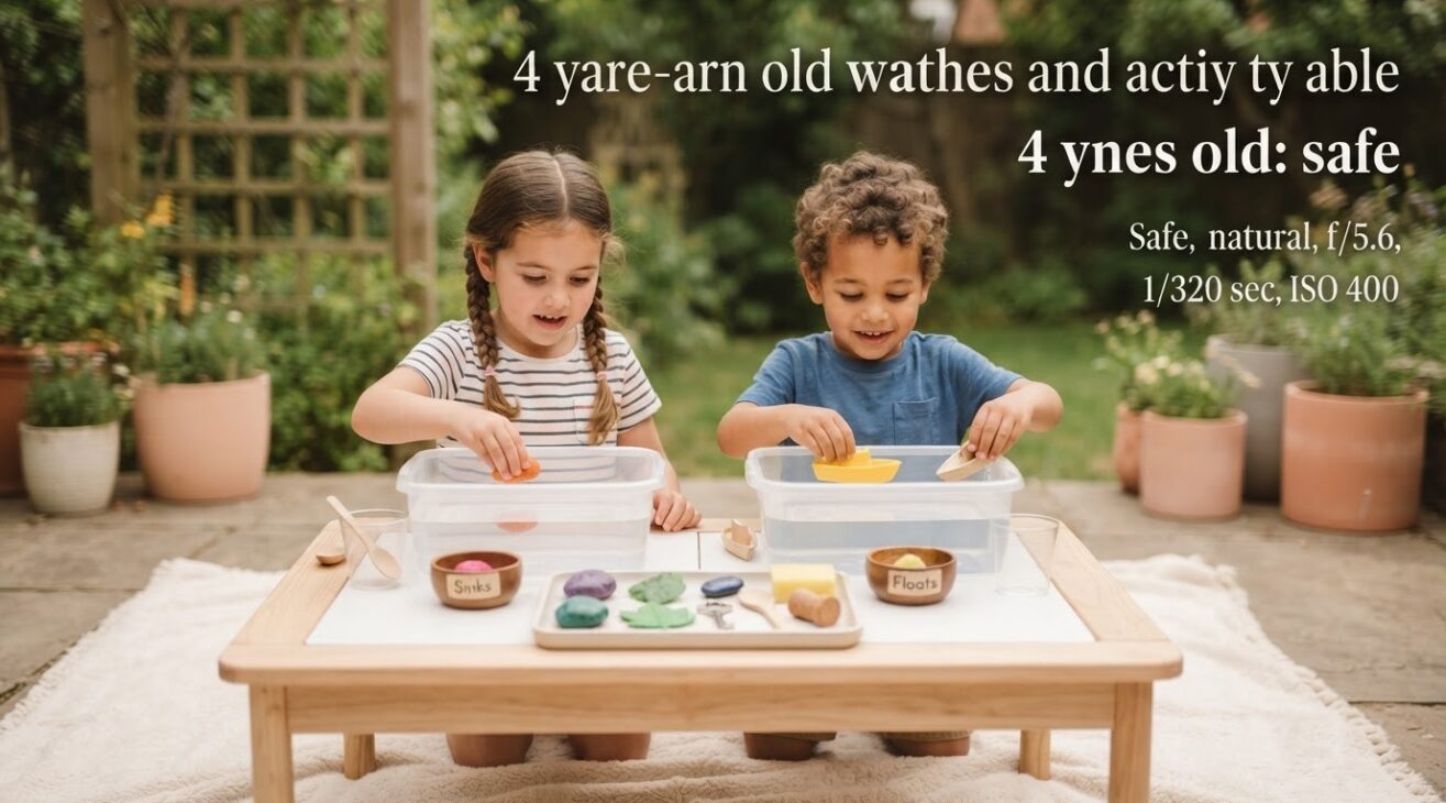 Little Explorer Activity: Water Exploration for 4-Year-Old Kids