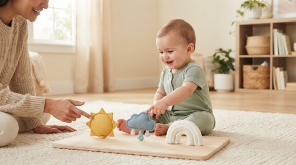 Little Explorer Activity: Weather for 1 Year learning activity for a 1-year-old