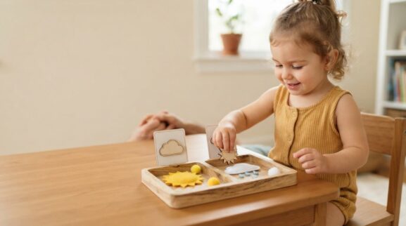 Little Explorer Activity: Weather for 2 Years learning activity for a 2-year-old