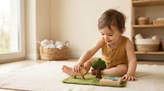 Little Explorer Guide: Animals & Habitats for 1 Year parent learning guide for a 1-year-old