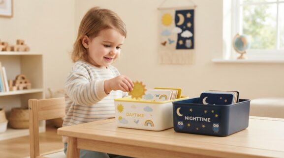 Little Explorer Guide: Day, Night & Sky for 2 Years parent learning guide for a 2-year-old