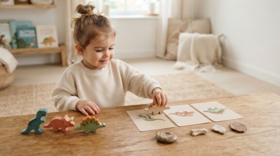 Little Explorer Guide: Dinosaurs & Fossils for 2 Years parent learning guide for a 2-year-old
