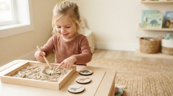 Little Explorer Guide: Dinosaurs & Fossils for 3 Years parent learning guide for a 3-year-old