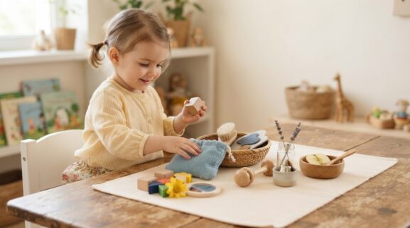 Little Explorer Guide: Five Senses for 3 Years parent learning guide for a 3-year-old