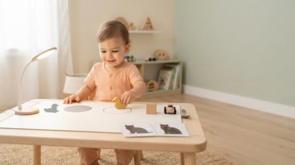 Little Explorer Guide: Light & Shadow for 2 Years parent learning guide for a 2-year-old