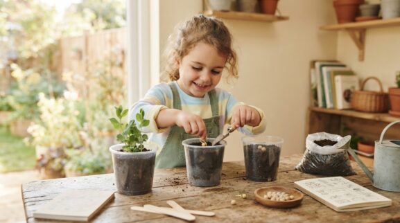 Little Explorer Guide: Plants & Growing for 4 Years parent learning guide for a 4-year-old