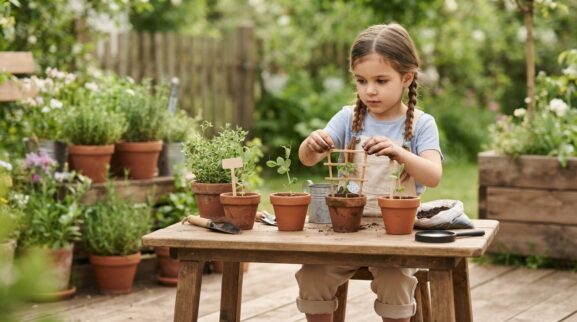 Little Explorer Guide: Plants & Growing for 5 Years parent learning guide for a 5-year-old