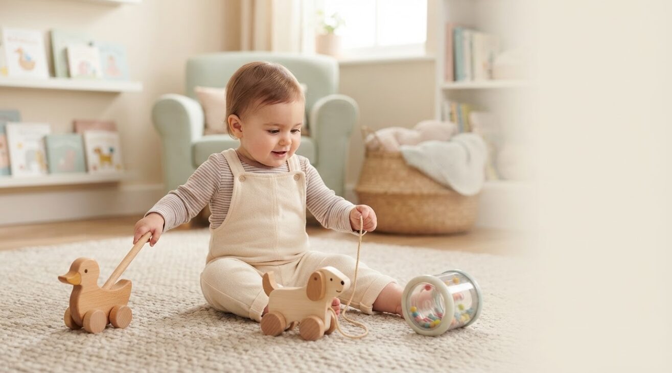 Little Explorer Guide: Push, Pull & Motion for 1-Year-Old Toddlers