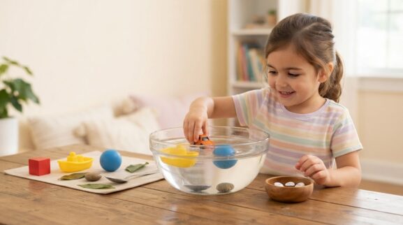 Little Explorer Guide: Sink & Float for 4 Years parent learning guide for a 4-year-old