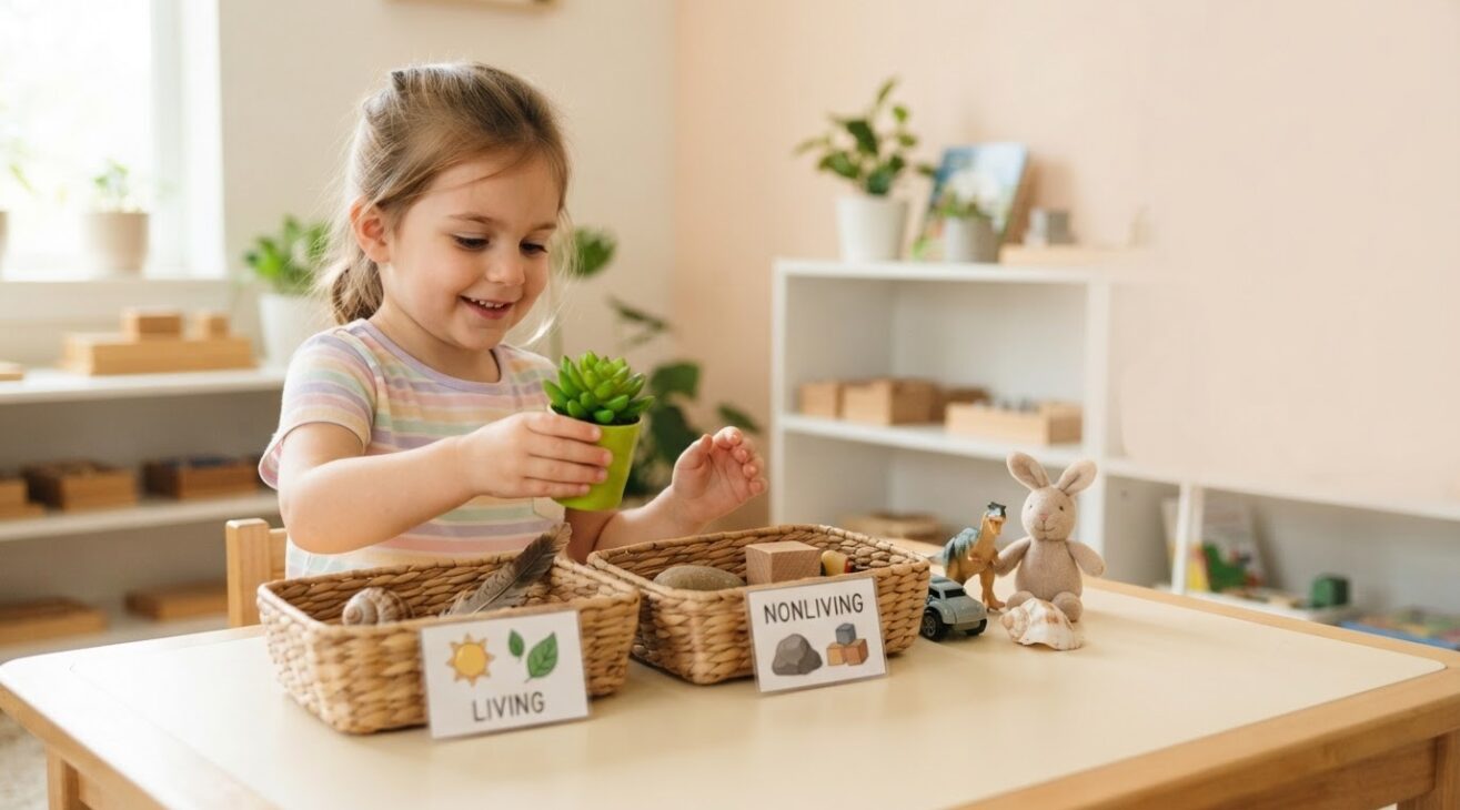 Living & Nonliving for 4-Year-Old Kids