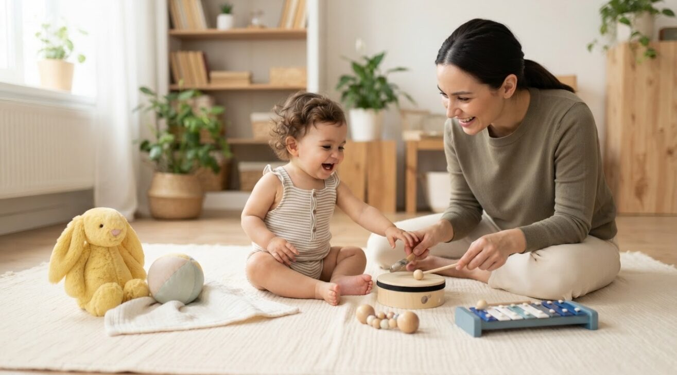 Loud / Soft Activity Cards for 1-Year-Old Toddlers