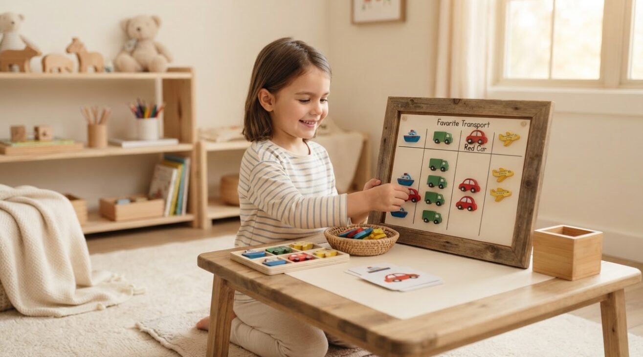 Make a Picture Graph From Family Favorites for 5-Year-Old Kids