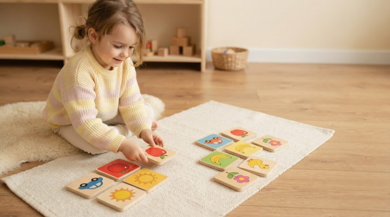 Matching Activity Cards for 3-Year-Old Toddlers