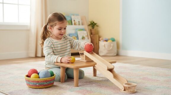 Move & Learn: Ball Play for 4 Years parent learning guide for a 4-year-old