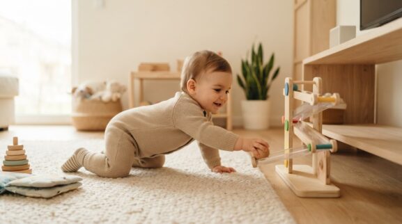 Move & Learn: Crawling & Exploration for 10–11 Months parent learning guide for a 10–11 month old baby