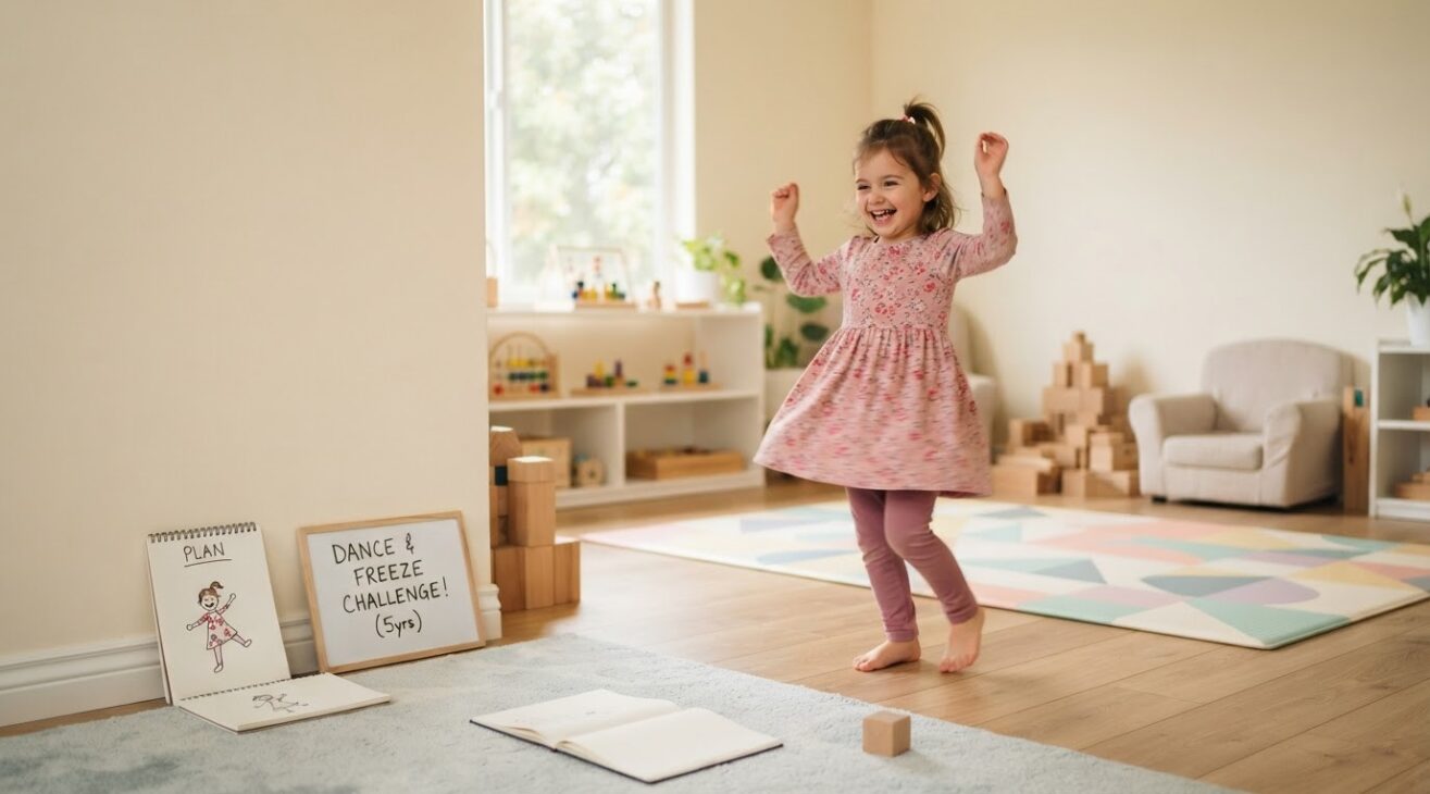 Move & Learn: Dance & Freeze for 5-Year-Old Kids