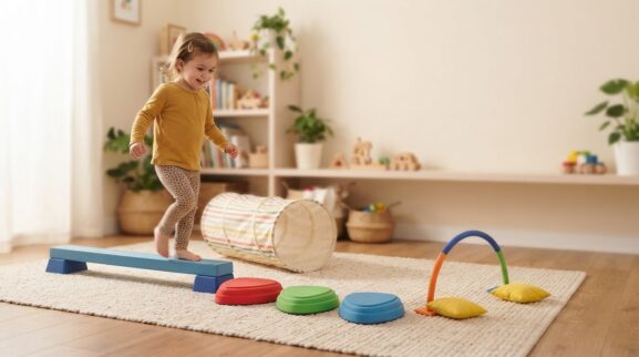 Move & Learn: Obstacle Courses for 3 Years parent learning guide for a 3-year-old