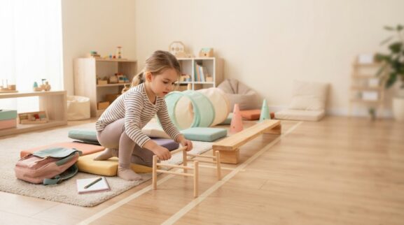 Move & Learn: Obstacle Courses for 5 Years parent learning guide for a 5-year-old