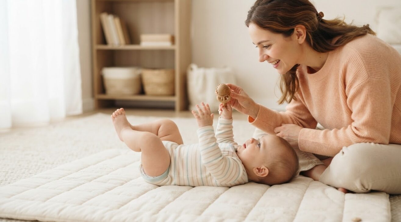 Move & Learn: Reaching, Rolling & Body Movement for Babies 4–6 Months