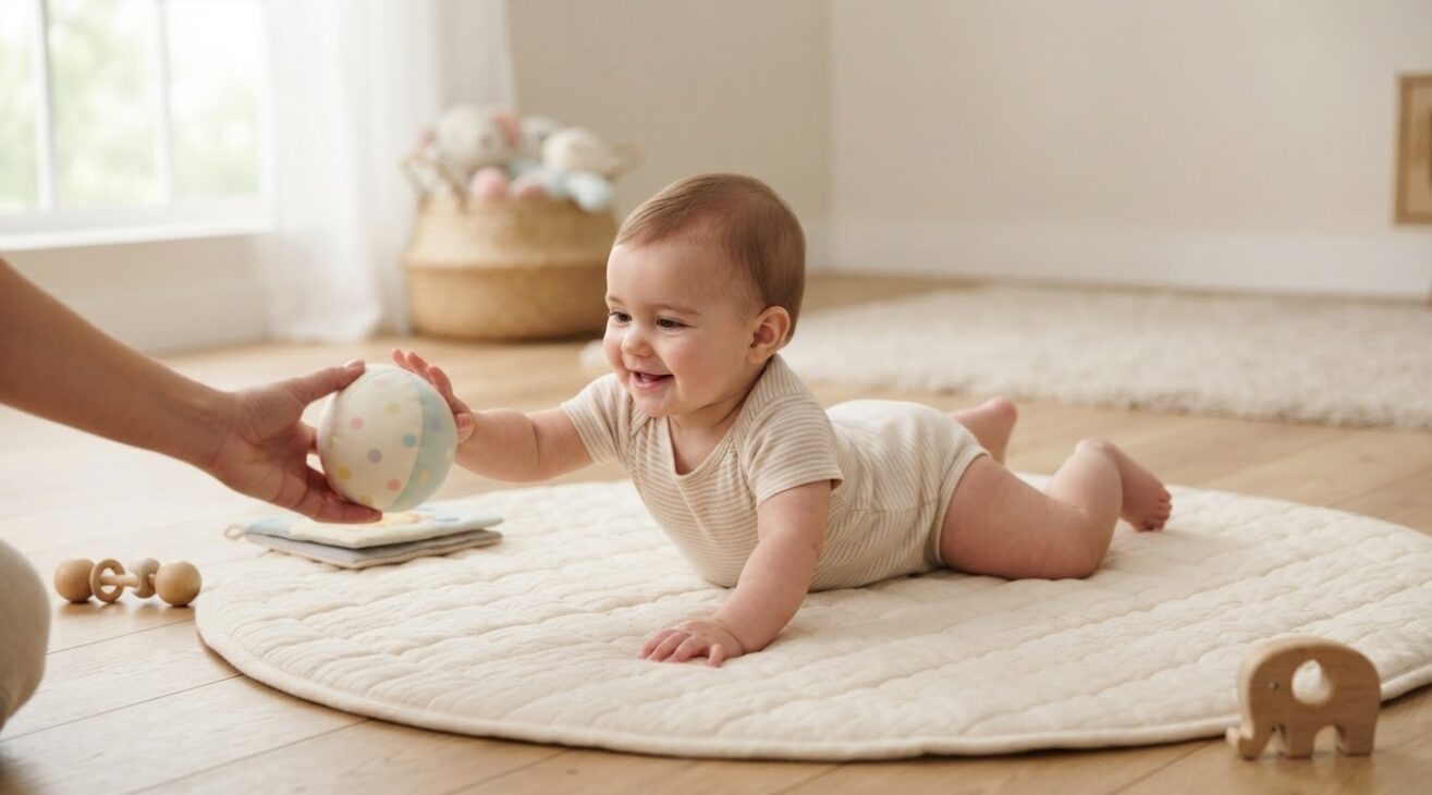 Move & Learn: Reaching, Rolling & Body Movement for Babies 7–9 Months