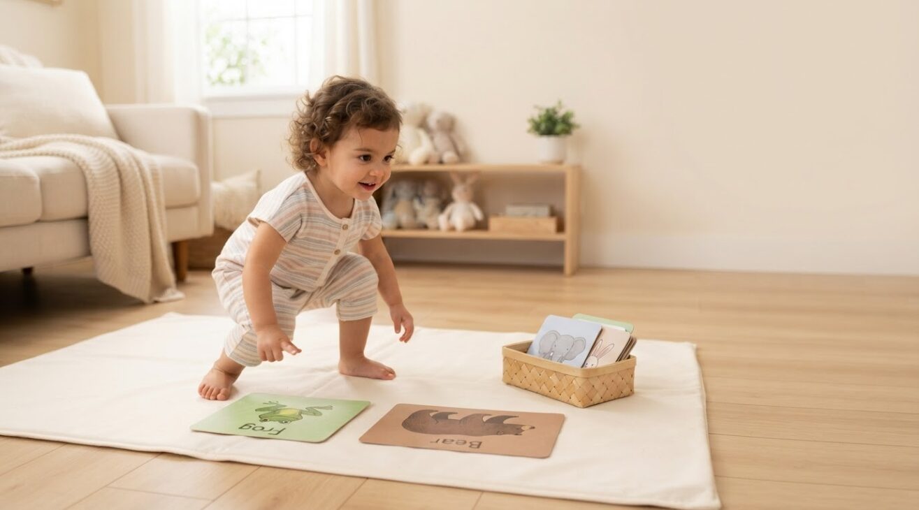 Move Like an Animal: Screen-to-Movement Learning for 2-Year-Old Toddlers